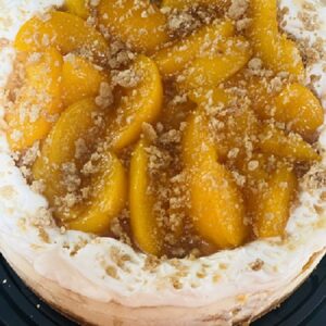 Peach Cobbler Cheesecake